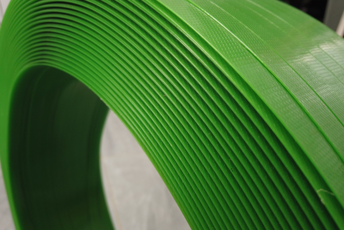 Green Embossed Heavy-Duty PET Straps