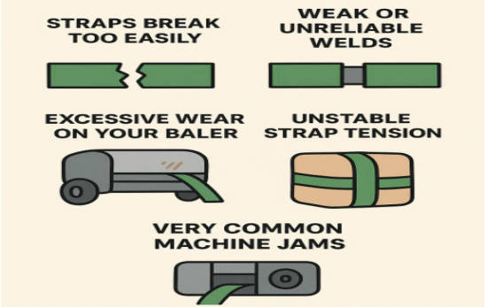 Improper PET Strapping