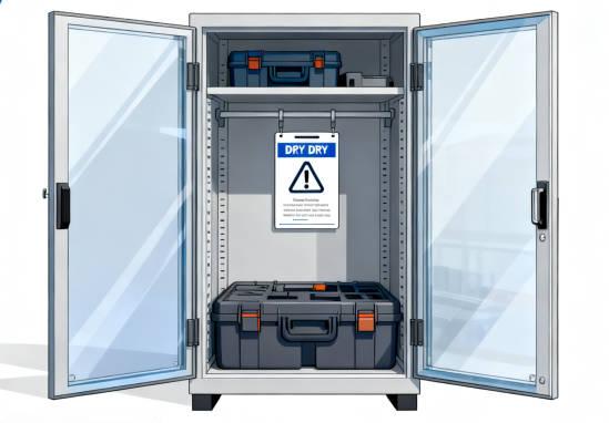 Keep in a dry and dust-free environment