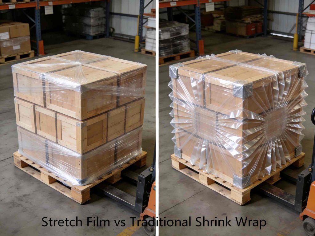 Stretch Film vs Traditional Shrink Wrap