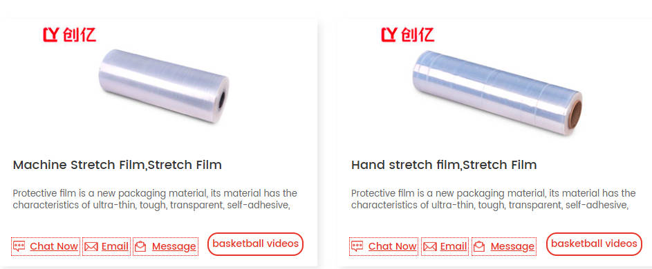 machine stretch film and hand stretch film