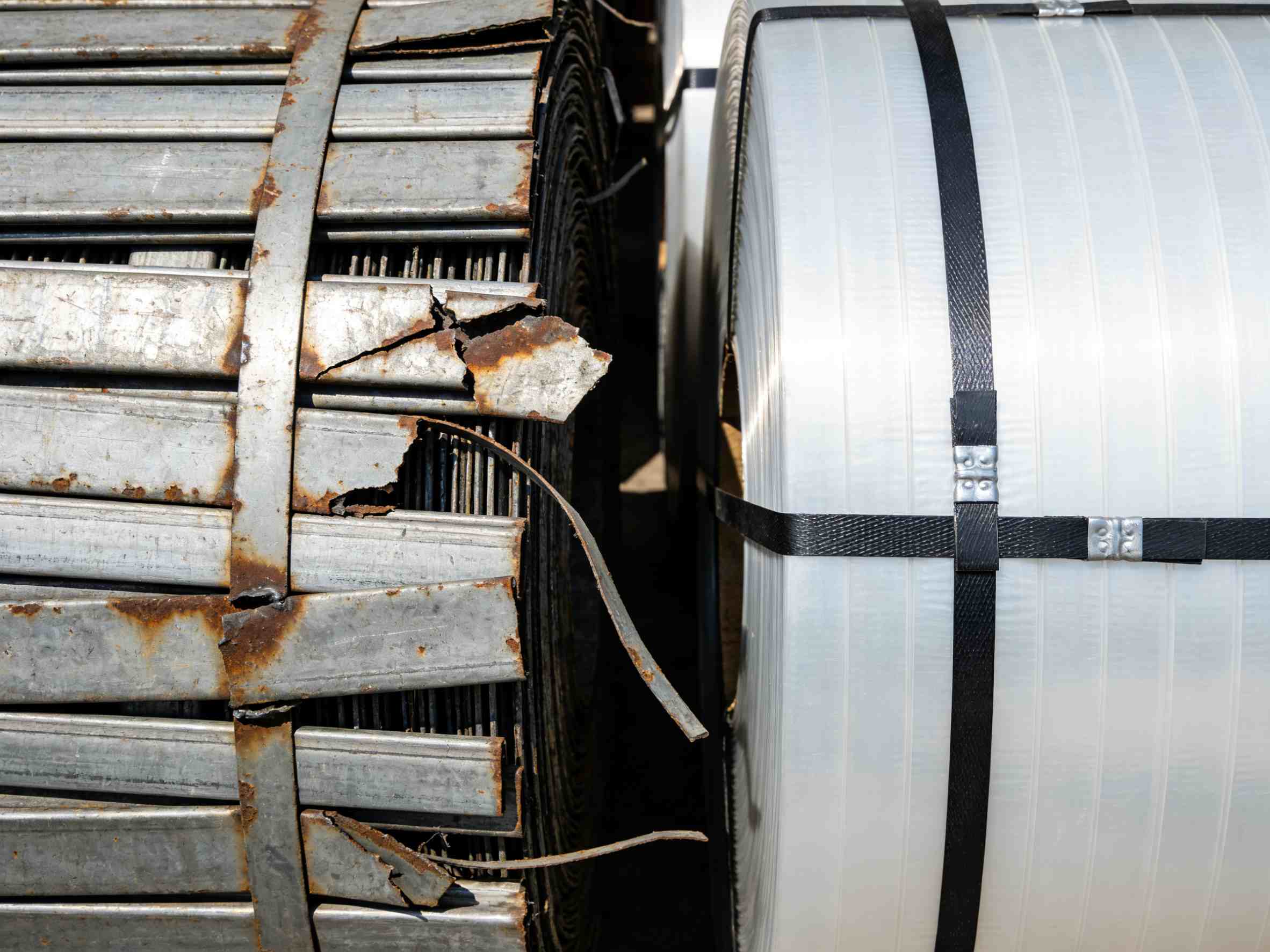 Comparing Steel Tape and PET Strapping