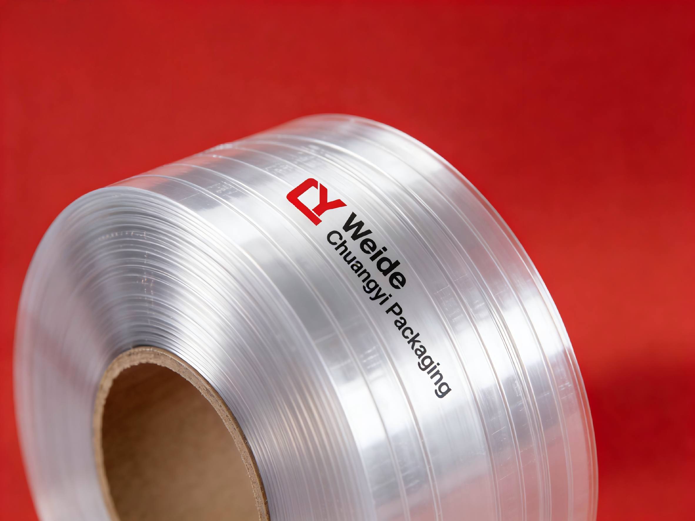 PET strapping tape carries a LOGO