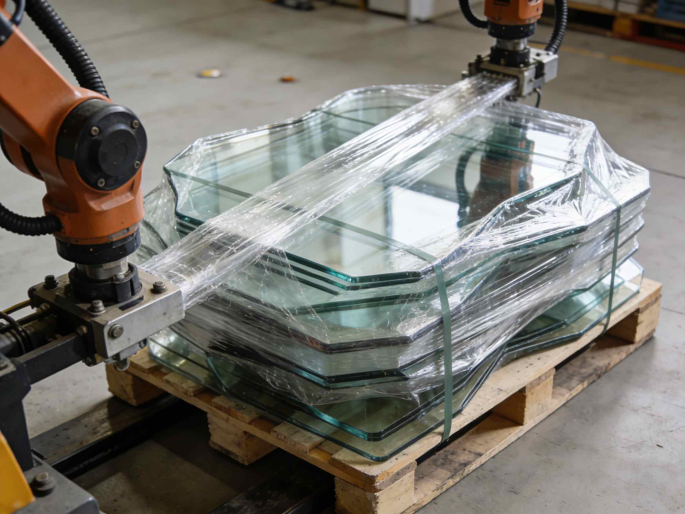 Machine Stretch Film Wrapping