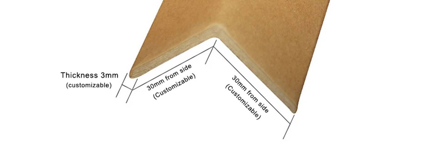 Corner Protector Template.pdf Brown Paper Edge Protector Corner Protectors