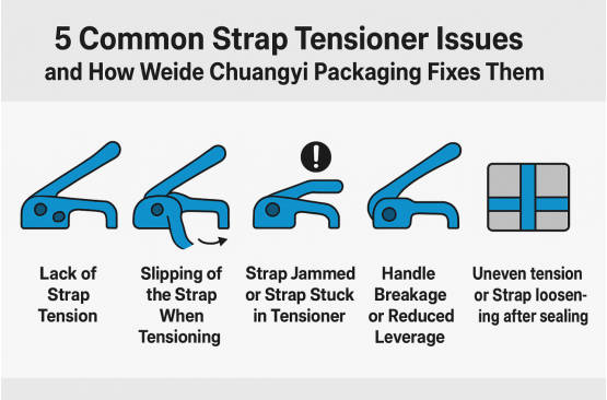 5 Common Strap Tensioner Issues and How Weide Chuangyi Packaging Fixes Them